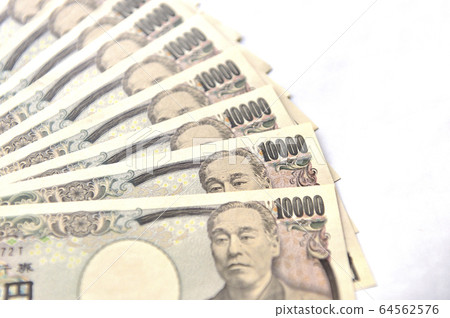 [通用100,000日元！利益支付圖像]應對新的冠狀病毒傳染病的措施。緊急申報補助費 64562576