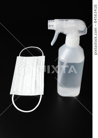 Mask disinfection image Mask disinfection image 64563416