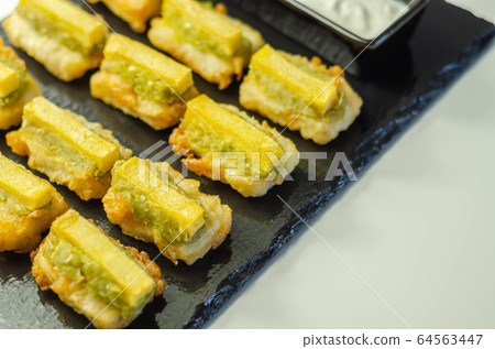 Skinless and boneless battered Alaska Pollock Skinless and boneless battered Alaska Pollock 64563447