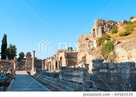 Ephesus ancient ruins in Selcuk, Turkey 64563539
