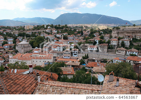 Traditional houses in Safranbolu, Turkey 64563867