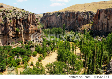 Ihlara valley Peristrema monastery at Green tour in Cappadocia, Turkey 64564141