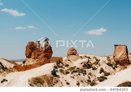 Devrent valley Camel shaped rock formation in Cappadocia, Turkey 64564263