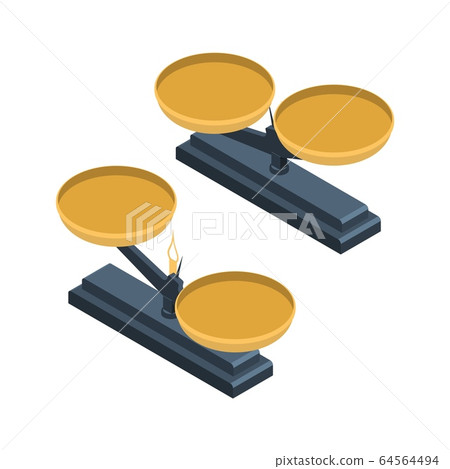 Scales with bowls 64564494