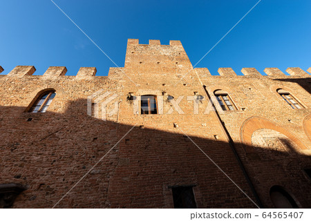 Palazzo Stiozzi Ridolfi - Medieval palace in the Certaldo village Tuscany Italy 64565407