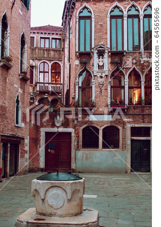 Historic houses of the Grand Canal in Venice Historic houses of the Grand Canal in Venice 64565696