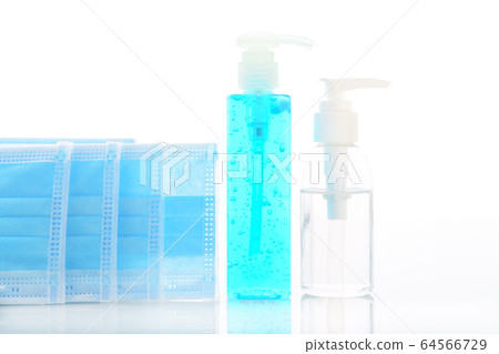Alcohol gel bottle sanitizer hand and Medical face Alcohol gel bottle sanitizer hand and Medical face 64566729