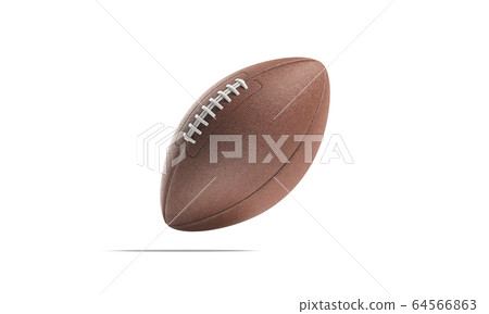 Blank brown american soccer ball mock up, no gravity Blank brown american soccer ball mock up, no gravity 64566863