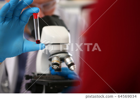 Covid 2019 coronavirus test system concept 64569034