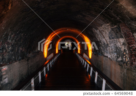 Cijin Tunnel in Kaohsiung, Taiwan 64569048