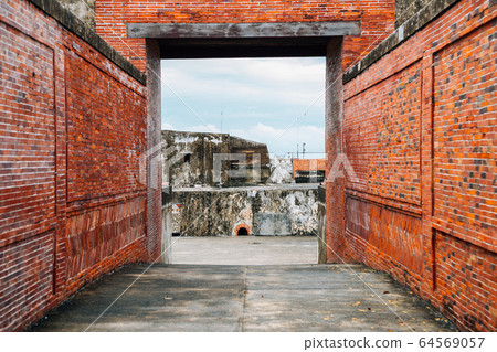 Cijin island Cihou Fort in Kaohsiung, Taiwan 64569057