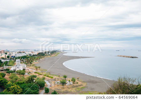 Cijin beach town in Kaohsiung, Taiwan 64569064
