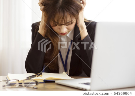 Business Woman Stress Business Woman Stress 64569964