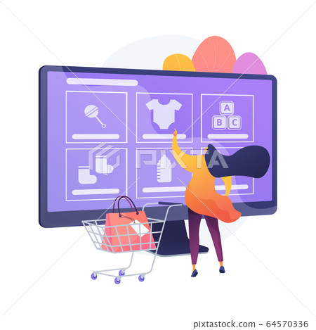 Online shopping vector concept metaphor Online shopping vector concept metaphor 64570336