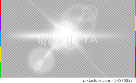 Vector transparent sunlight special lens flare Vector transparent sunlight special lens flare 64570822