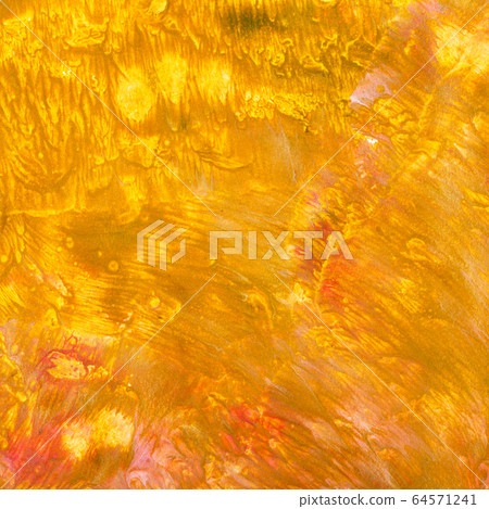 square paper background painted by yellow and red 64571241