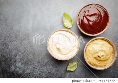 Classic set of sauces Classic set of sauces 64571772