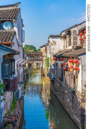 Ancient town architecture in Suzhou Ancient town architecture in Suzhou 64573703