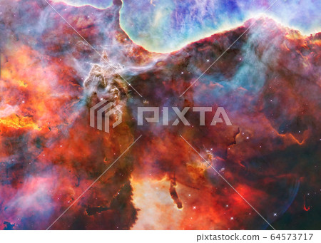 A colourful star forming region somewhere in deep space near pillars of creation A colourful star forming region somewhere in deep space near pillars of creation 64573717