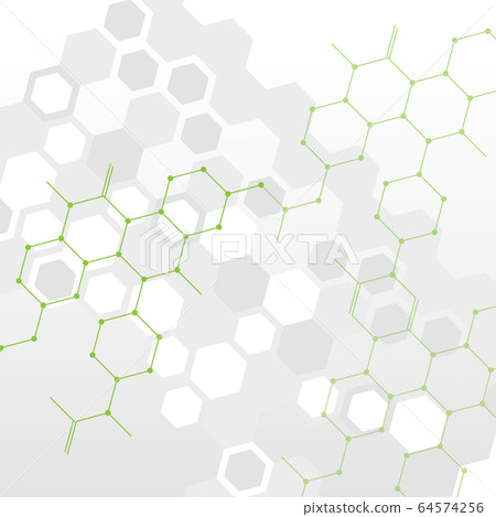 Adstract connection background with hexagonal white and grey pattern Adstract connection background with hexagonal white and grey pattern 64574256