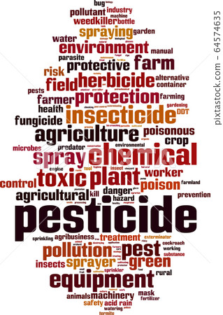 Pesticide word cloud 64574635