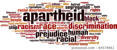 Apartheid word cloud 64574661