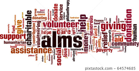 Alms word cloud 64574685