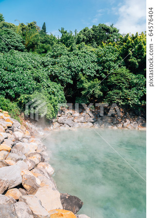 Beitou Thermal Valley hot steam in Taipei, Taiwan Beitou Thermal Valley hot steam in Taipei, Taiwan 64576404
