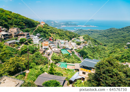 Jiufen old town and nature view in Taiwan Jiufen old town and nature view in Taiwan 64576730