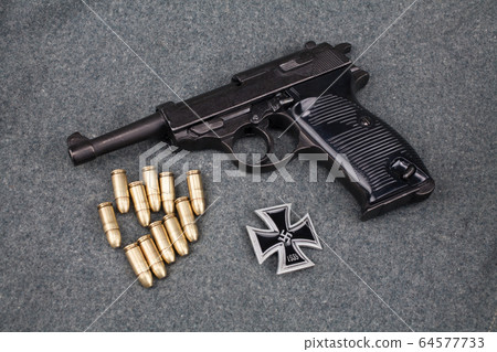 WWII era nazi german army 9 mm semi-automatic 64577733