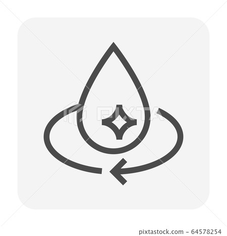 water drop icon 64578254