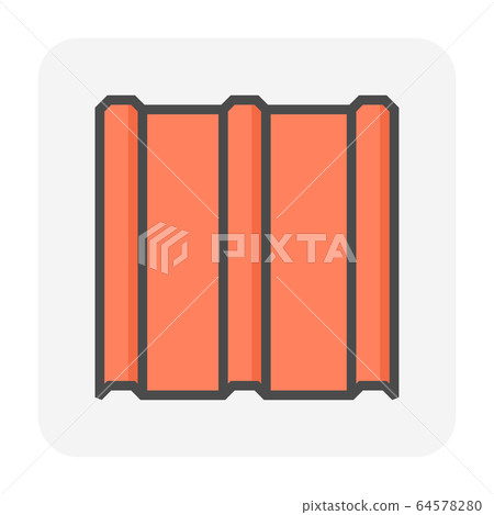 roofing material icon roofing material icon 64578280
