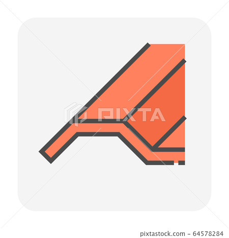 roofing material icon roofing material icon 64578284