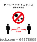 Social distance 64578609