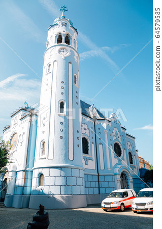 The Blue Church or Church of St. Elizabeth in Bratislava, Slovakia 64579585