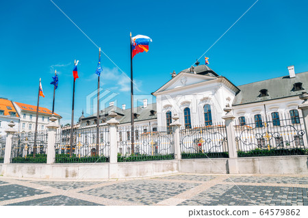 Grassalkovich Palace, residence of the president in Bratislava, Slovakia 64579862