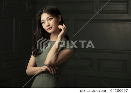 美麗，女人，頭髮 64580697