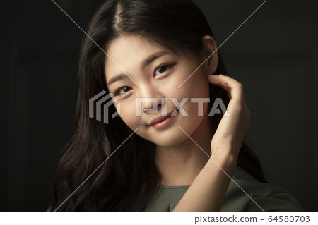 美麗，女人，頭髮 64580703