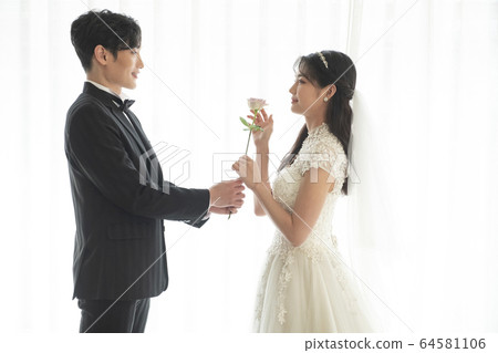 生活方式，男人和女人，婚禮 64581106