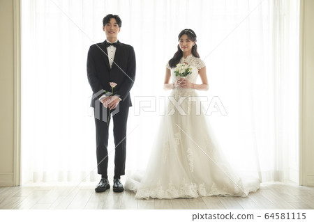 生活方式，男人和女人，婚禮 64581115