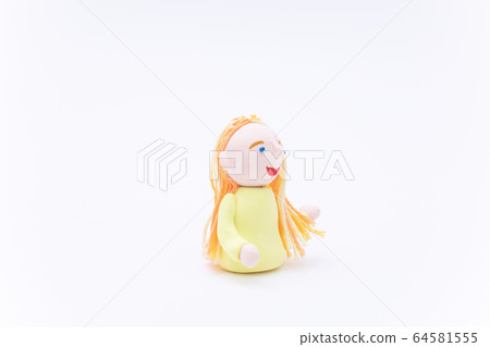 Handmade paper clay doll English conversation class International exchange Foreign women 64581555