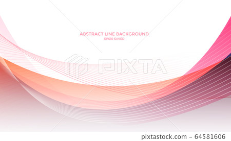Abstract line background 64581606