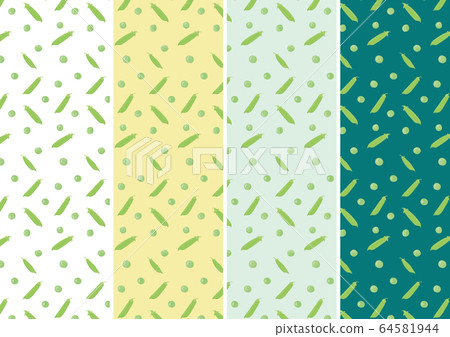 Green peas and vegetables background 64581944