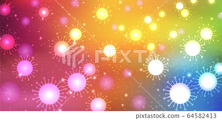  Corona virus world background 64582413