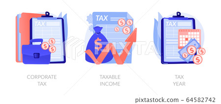 Taxation system vector concept metaphors Taxation system vector concept metaphors 64582742