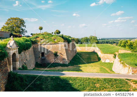 Petrovaradin Fortress ruins in Serbia 64582764