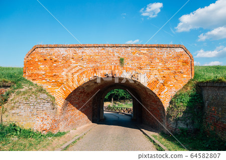 Petrovaradin Fortress ruins in Serbia 64582807