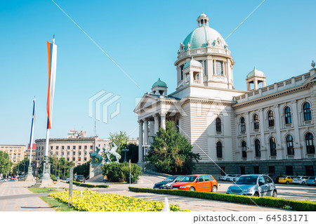 National Assembly of the Republic of Serbia, Dom Narodne Skupstine in Belgrade, Serbia 64583171