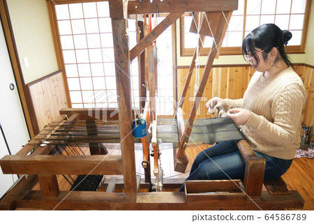 Amami Oshima Oshima pongee weaving experience demonstration tour 64586789