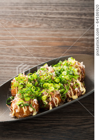 Kujo leek takoyaki Kujo leek takoyaki 64586920